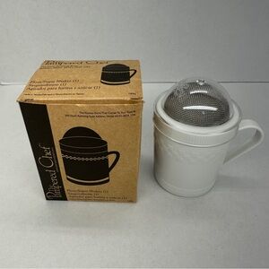 VTG Pampered Chef Flour Sugar Spice
Shaker with Handle Storage Lid